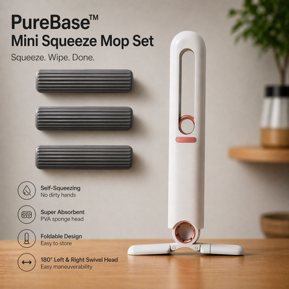PureBase™ Mini Squeeze Mop Set